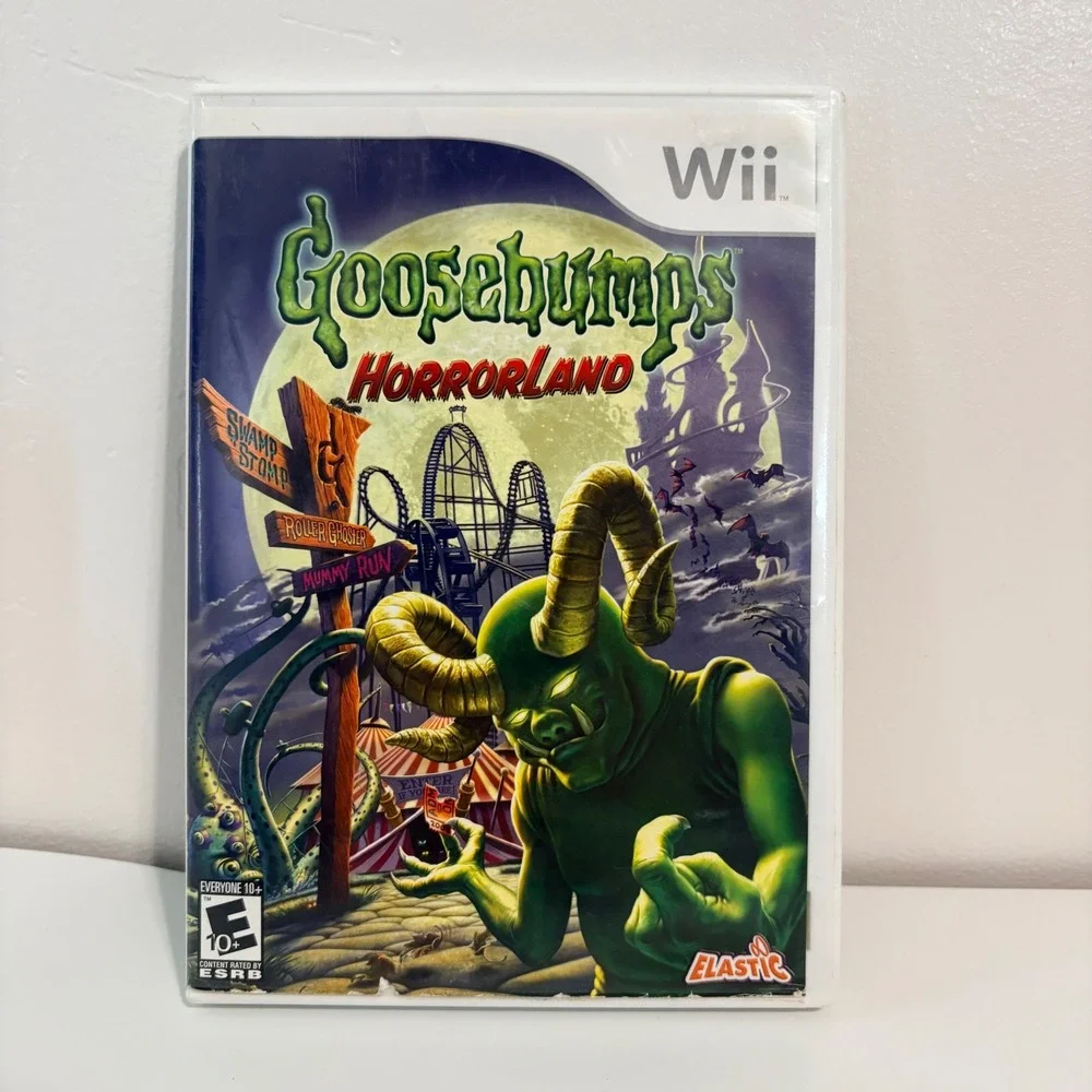 Nintendo Wii Video Game Goosebumps HorrorLand CIB Complete E10+ w/ manual